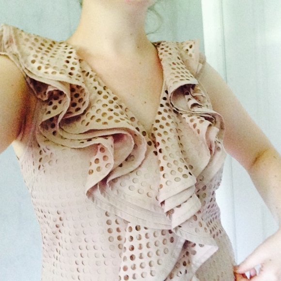 Blush Ruffle Dress - Picture 1 of 3